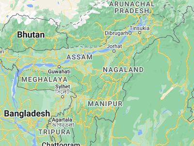 Map showing location of Diphu (25.84341, 93.43116)