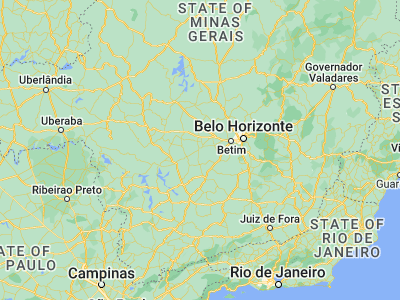 Map showing location of Divinópolis (-20.13889, -44.88389)