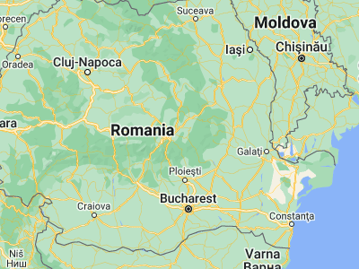 Map showing location of Dobârlău (45.73333, 25.88333)