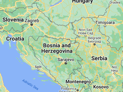 Map showing location of Doboj (44.73179, 18.08698)