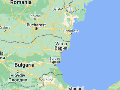 Map showing location of Dobrich (43.56667, 27.83333)