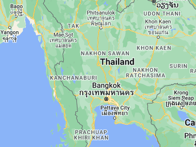 Map showing location of Doembang Nangbuat (14.85428, 100.09772)