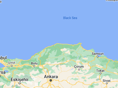 Map showing location of Doğanyurt (42.00457, 33.46029)