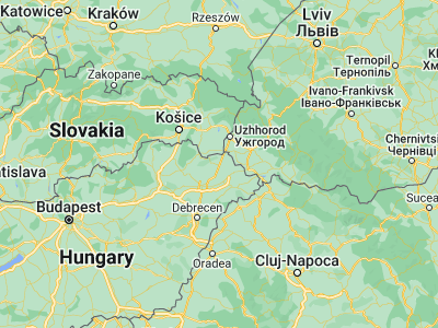 Map showing location of Döge (48.26246, 22.06339)