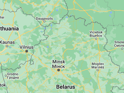 Map showing location of Dokshytsy (54.8918, 27.7667)