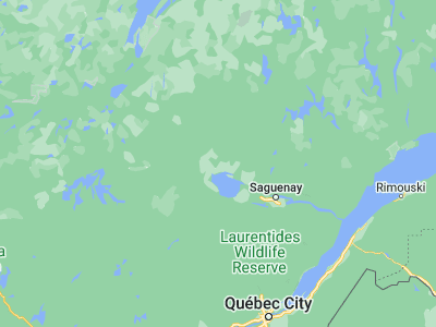 Map showing location of Dolbeau-Mistassini (48.87634, -72.21202)