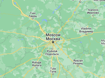 Map showing location of Dolgoprudnyy (55.90411, 37.56064)