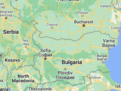 Map showing location of Dolni Dŭbnik (43.4, 24.43333)
