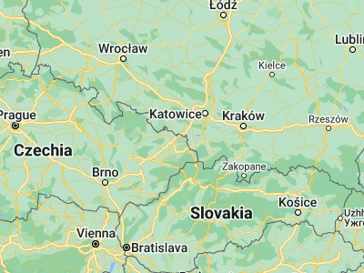 Map showing location of Dolní Lutyně (49.89876, 18.42815)