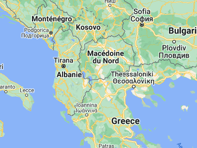 Map showing location of Dolno Orizari (41.05028, 21.37944)