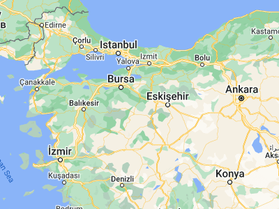 Map showing location of Domaniç Kozluca (39.8, 29.61667)