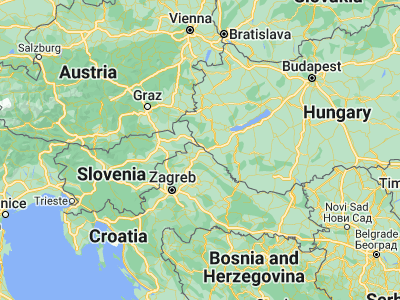Map showing location of Domašinec (46.4325, 16.6)