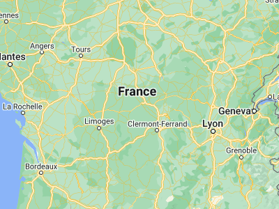 Map showing location of Domérat (46.36064, 2.53426)