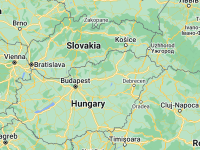 Map showing location of Domoszló (47.83333, 20.11667)