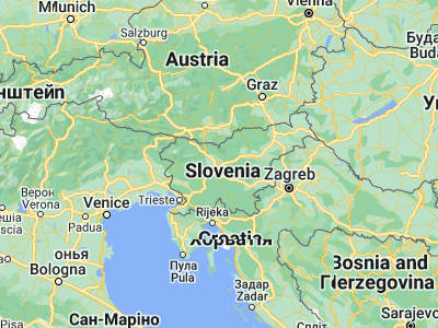 Map showing location of Domžale (46.13774, 14.59371)
