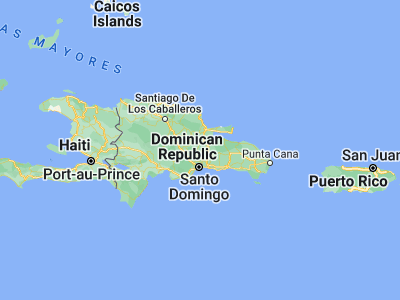Map showing location of Don Juan (18.82774, -69.94629)