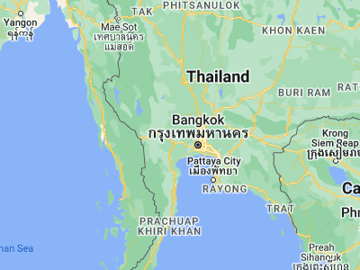 Map showing location of Don Tum (13.9609, 100.07888)