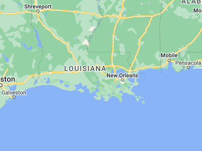 Map showing location of Donaldsonville (30.10103, -90.99288)
