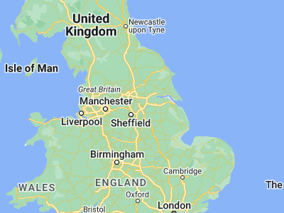 Map showing location of Doncaster (53.52327, -1.13691)