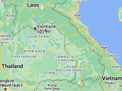 Map showing location of Dong Luang (16.81589, 104.538)