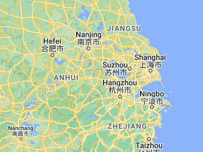 Map showing location of Dongchong (31.02023, 119.3771)
