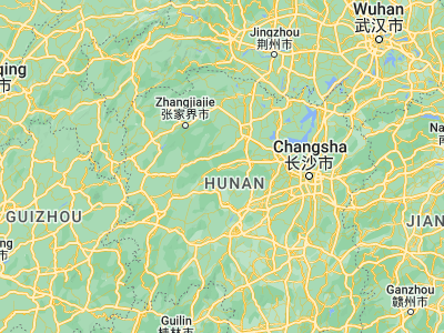 Map showing location of Dongping (28.38017, 111.20586)