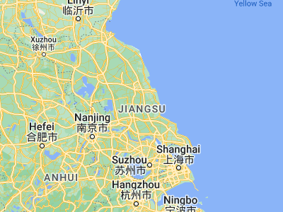 Map showing location of Dongtai (32.85231, 120.30947)