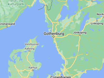 Map showing location of Donsö (57.6, 11.79917)