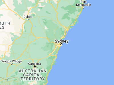 Map showing location of Doonside (-33.76667, 150.86667)