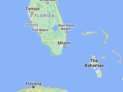 Map showing location of Doral (25.81954, -80.35533)