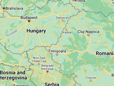 Map showing location of Dorobanți (46.35, 21.23333)