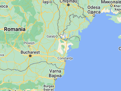 Map showing location of Dorobanţu (44.95, 28.26667)