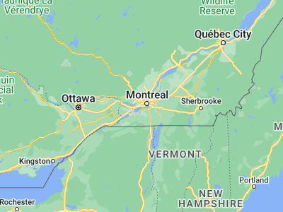 Map showing location of Dorval (45.4473, -73.75335)