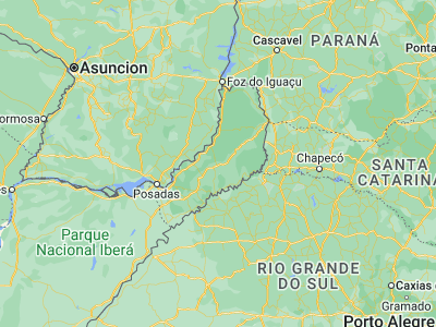 Map showing location of Dos de Mayo (-27.02277, -54.68669)