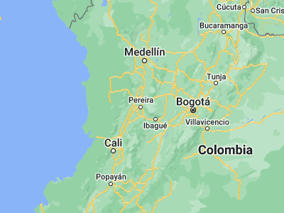 Map showing location of Dos Quebradas (4.83916, -75.66726)