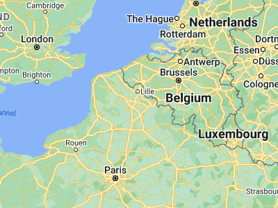 Map showing location of Douai (50.36667, 3.06667)
