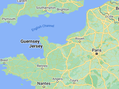 Map showing location of Douvres-la-Délivrande (49.29472, -0.38039)