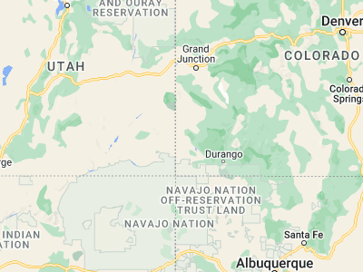 Map showing location of Dove Creek (37.7661, -108.90594)