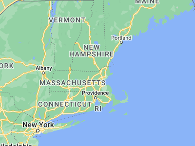 Map showing location of Dracut (42.67037, -71.30201)