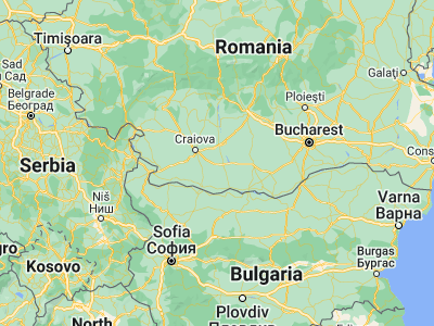 Map showing location of Drăghiceni (44.13333, 24.25)