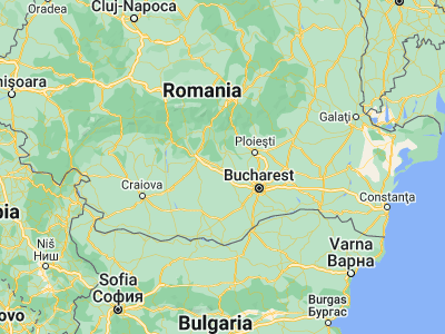 Map showing location of Dragodana (44.73333, 25.35)