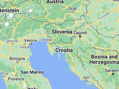 Map showing location of Dražice (45.39083, 14.47028)