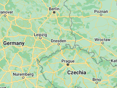 Map showing location of Dresden (51.05089, 13.73832)