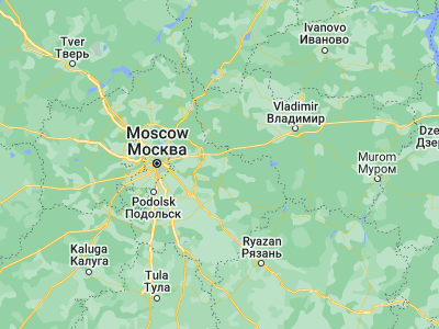 Map showing location of Drezna (55.74208, 38.84753)