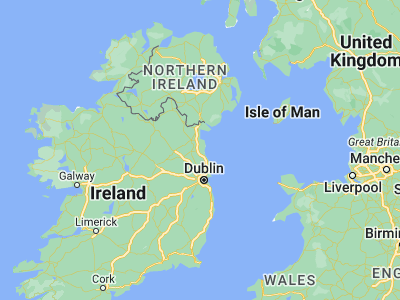 Map showing location of Drogheda (53.71889, -6.34778)