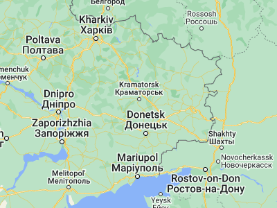 Map showing location of Druzhkovka (48.63013, 37.55259)