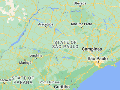 Map showing location of Duartina (-22.41444, -49.40389)