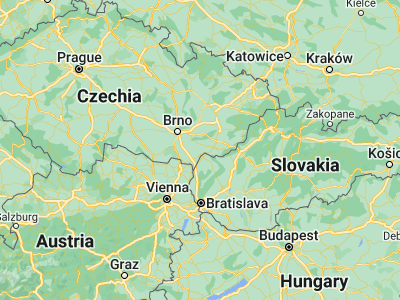 Map showing location of Dubňany (48.91694, 17.09004)