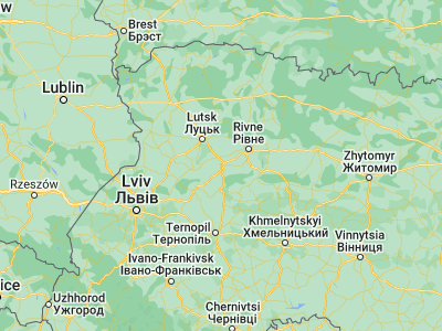 Map showing location of Dubno (50.41694, 25.73432)