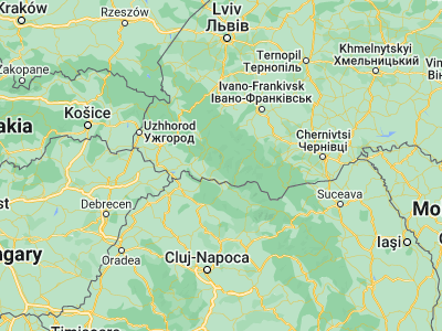 Map showing location of Dubove (48.17205, 23.88954)